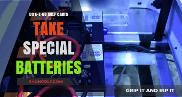 E-Z-GO Golf Cart Batteries: Do You Need a Special Type?