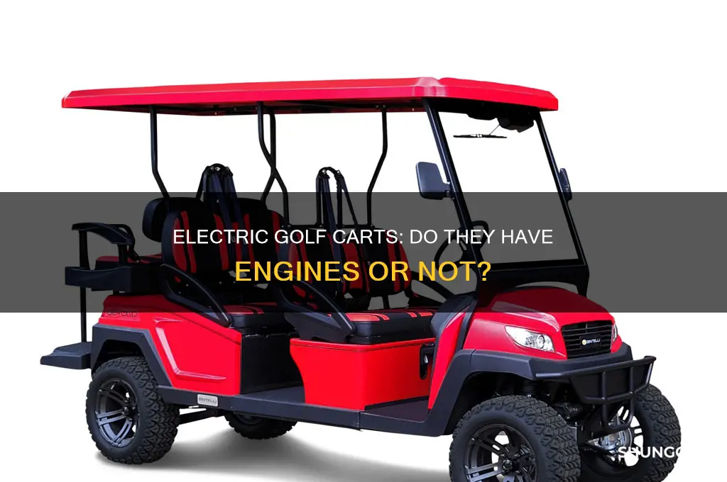 do electric golf carts have engines