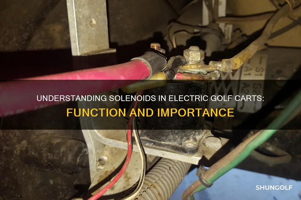 do electric golf carts have solenoids
