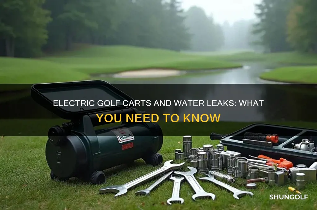 do electric golf carts leak water