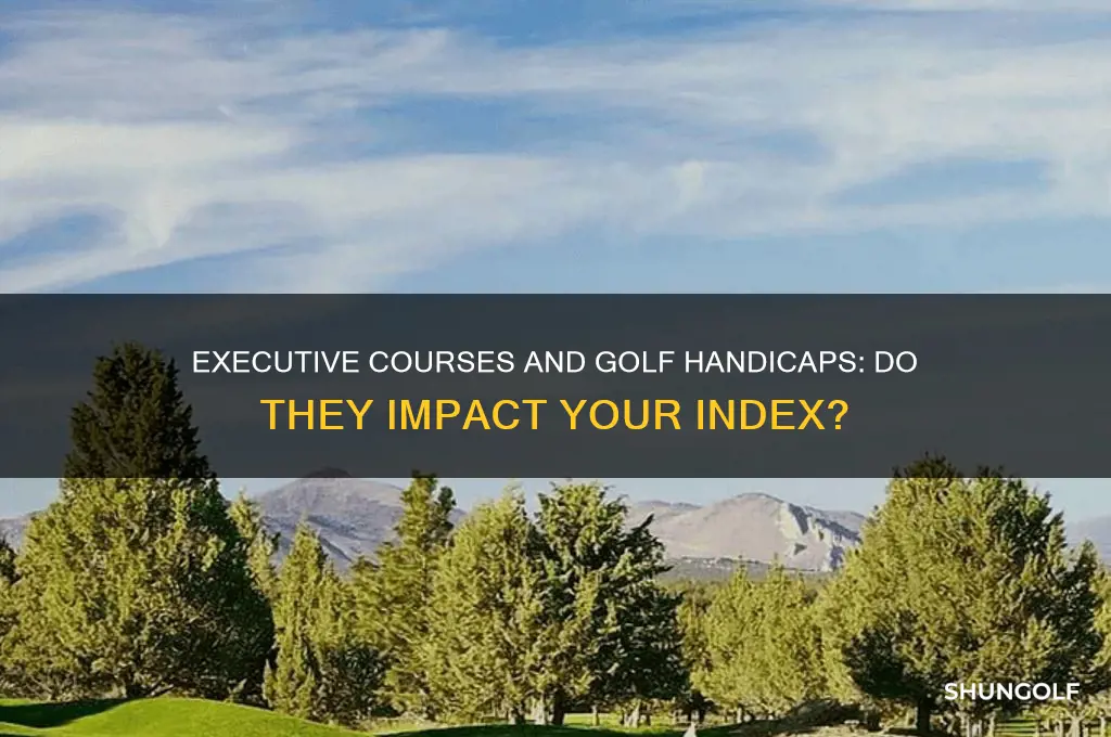 do executive courses count towards your golf handicap
