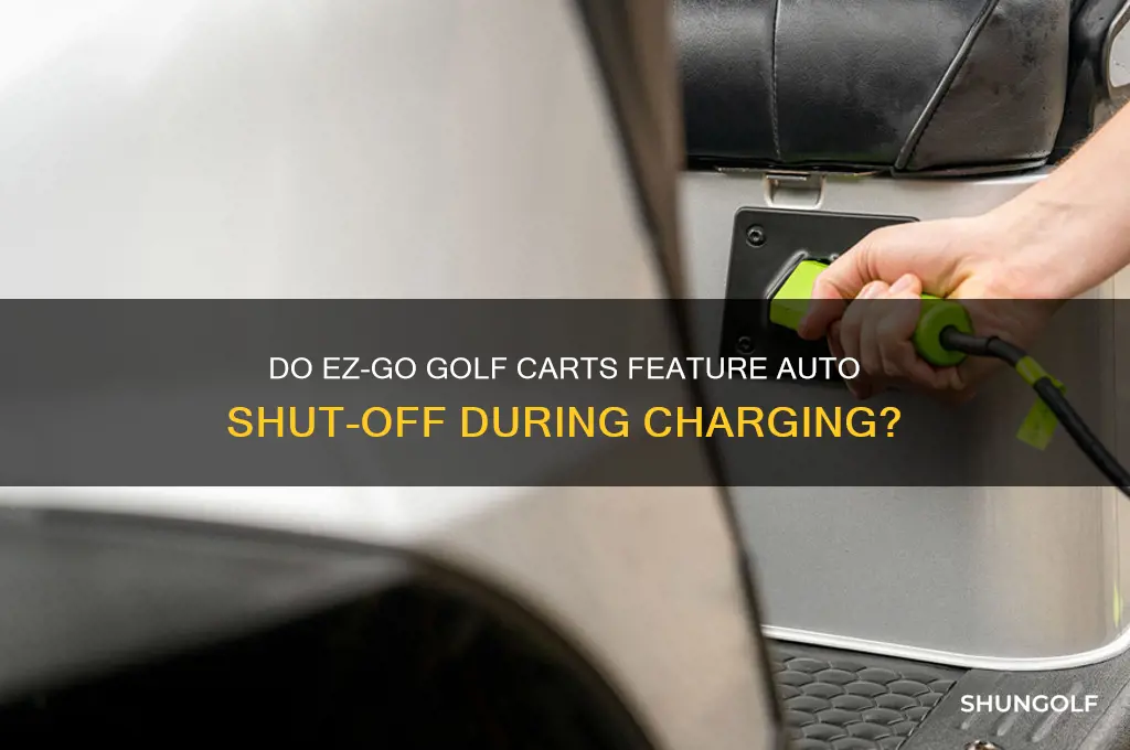 do ez-go golf carts have auto shut off when charging