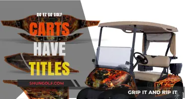 Do EZ-GO Golf Carts Require Titles? Ownership Explained