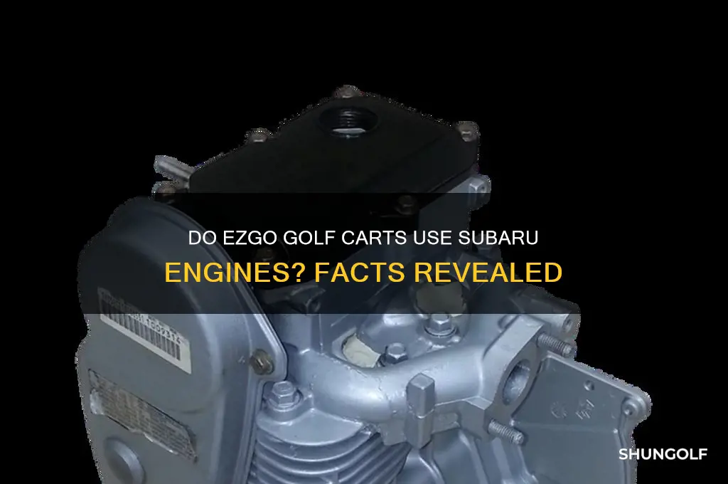 do ezgo golf carts use subaru engines