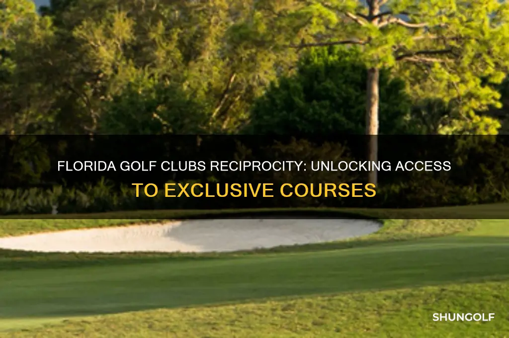 do florida golf clubs have reciprocity