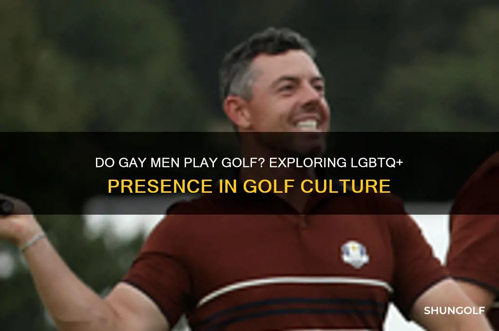 do gay men play golf