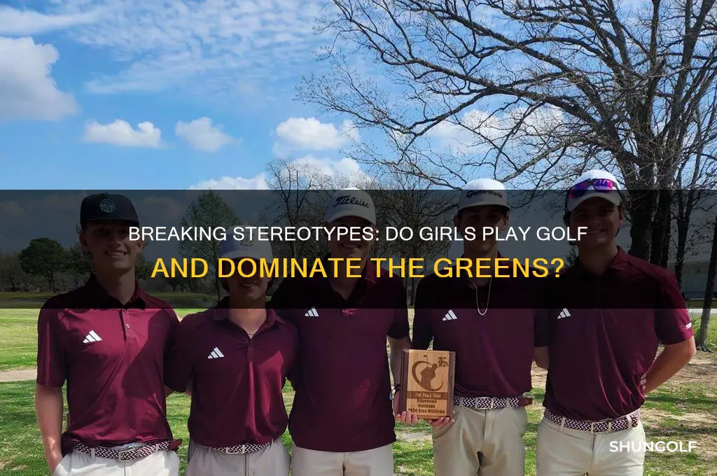 do girls play golf