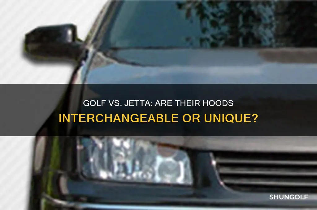 do golf and jetta have same hood