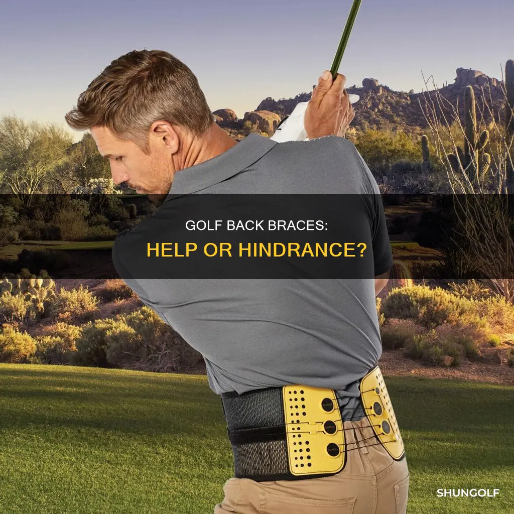 do golf back braces limit motion