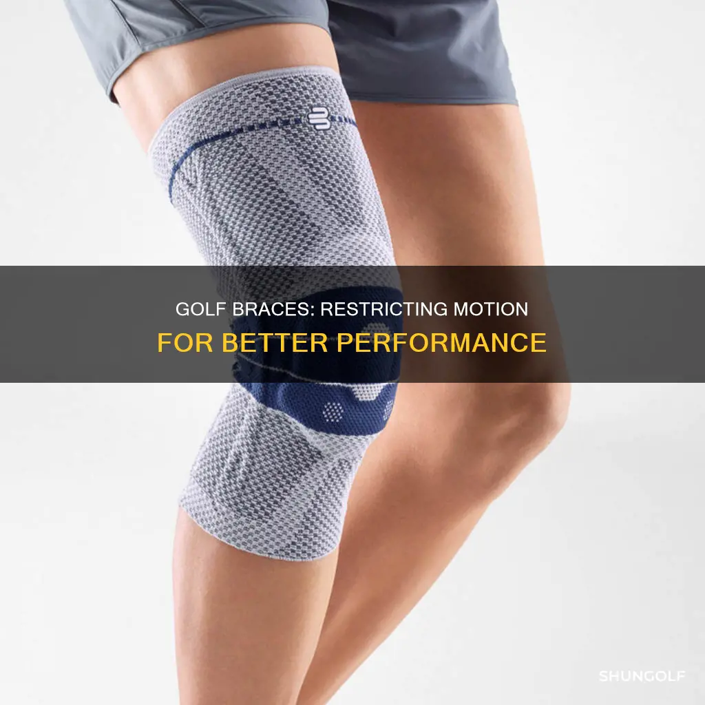 do golf braces restrict motion