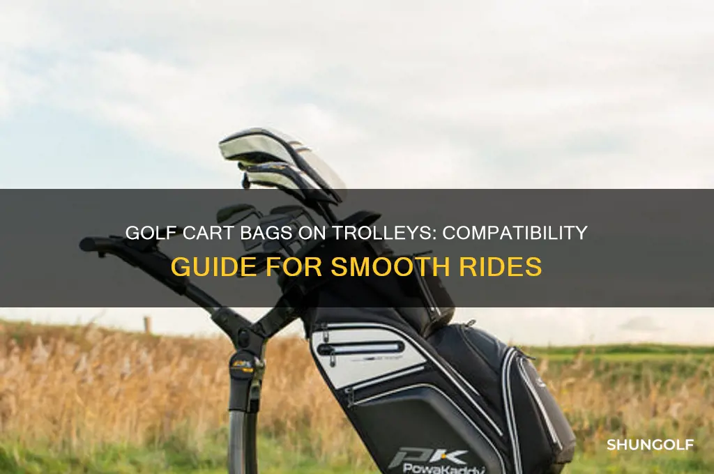 do golf cart bags fit on trolleys