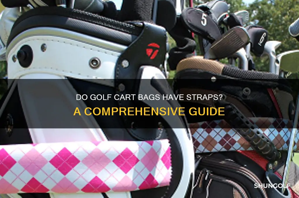 do golf cart bags have straps