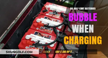 Do Golf Cart Batteries Bubble When Charging? Explained