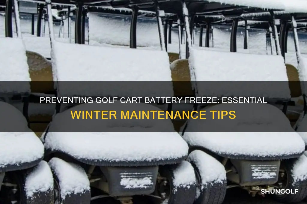 do golf cart batteries freeze