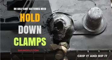 Golf Cart Battery Hold Down Clamps: Essential or Optional?
