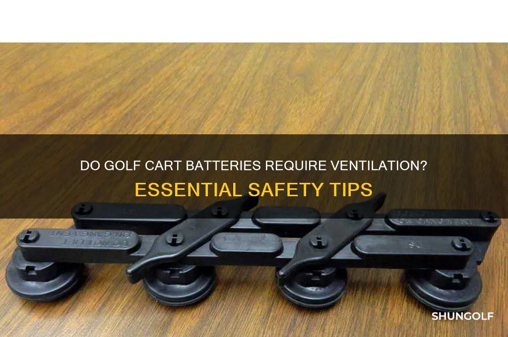 do golf cart batteries need to be vented