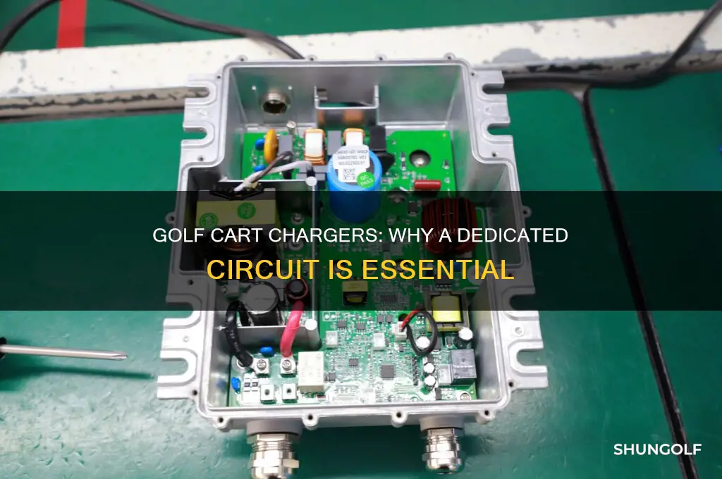 do golf cart chargers need a dedicated circuit