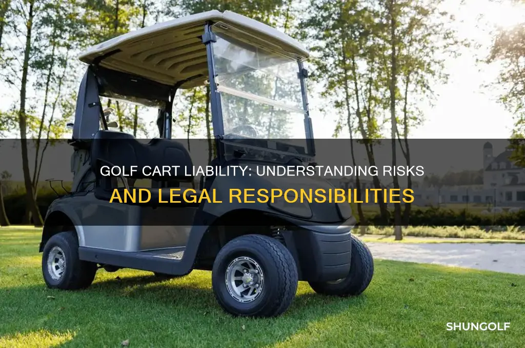 do golf cart has liability