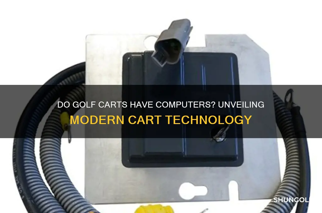 do golf cart have computers in them