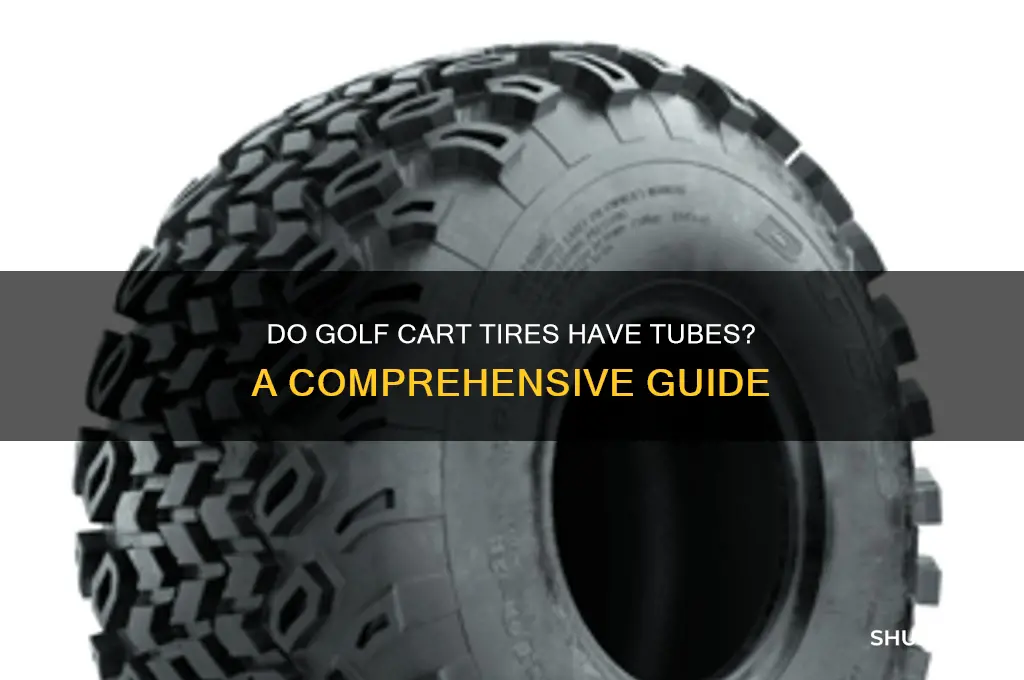 do golf cart tires have tubes