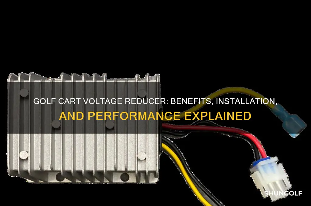 do golf cart voltage reducer
