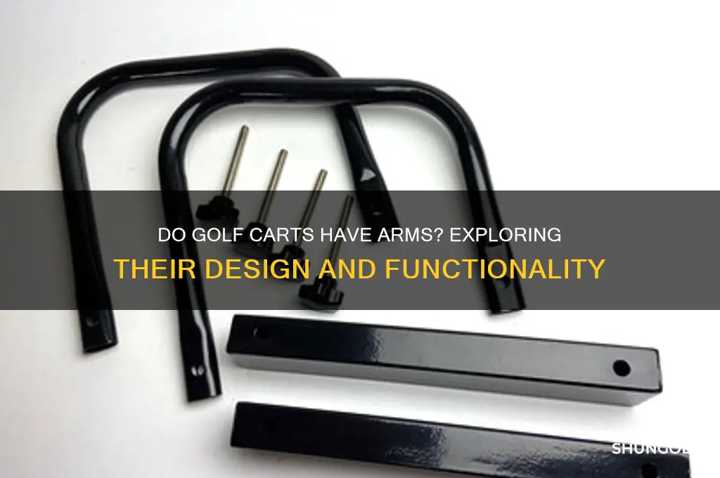 do golf carts have a arms