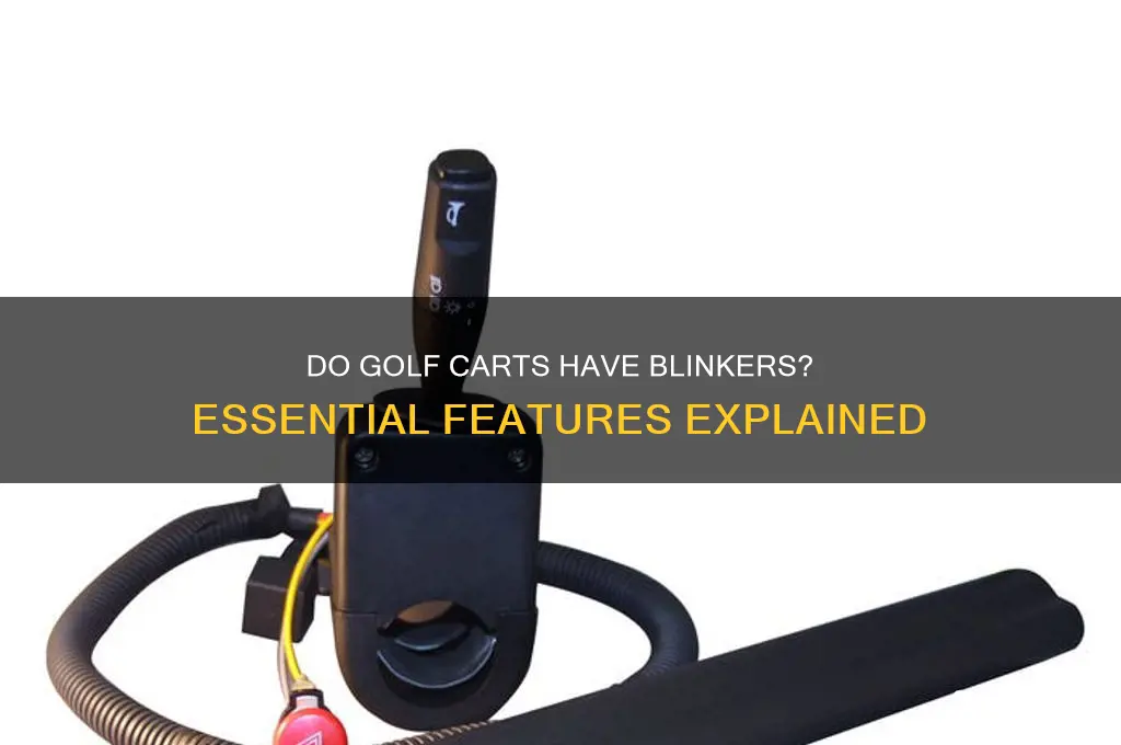 do golf carts have blinkers