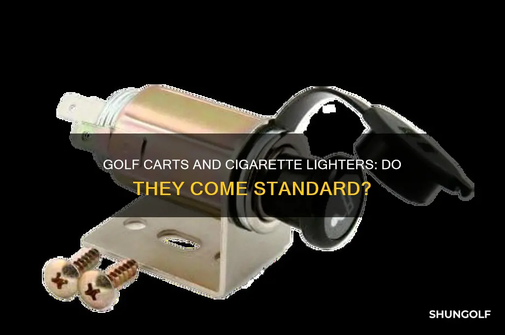 do golf carts have cigarette lighters