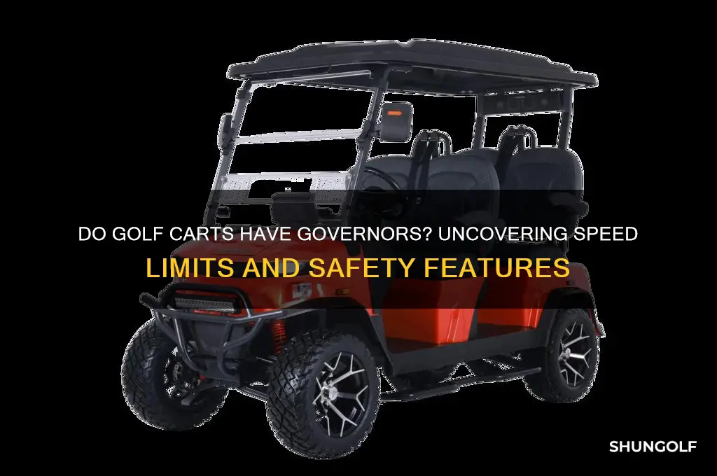 do golf carts have governors