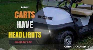 Do Golf Carts Have Headlights? Essential Lighting Features Explained