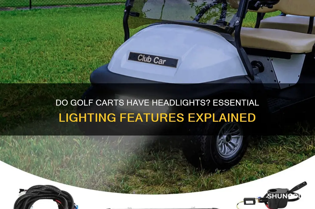 do golf carts have headlights