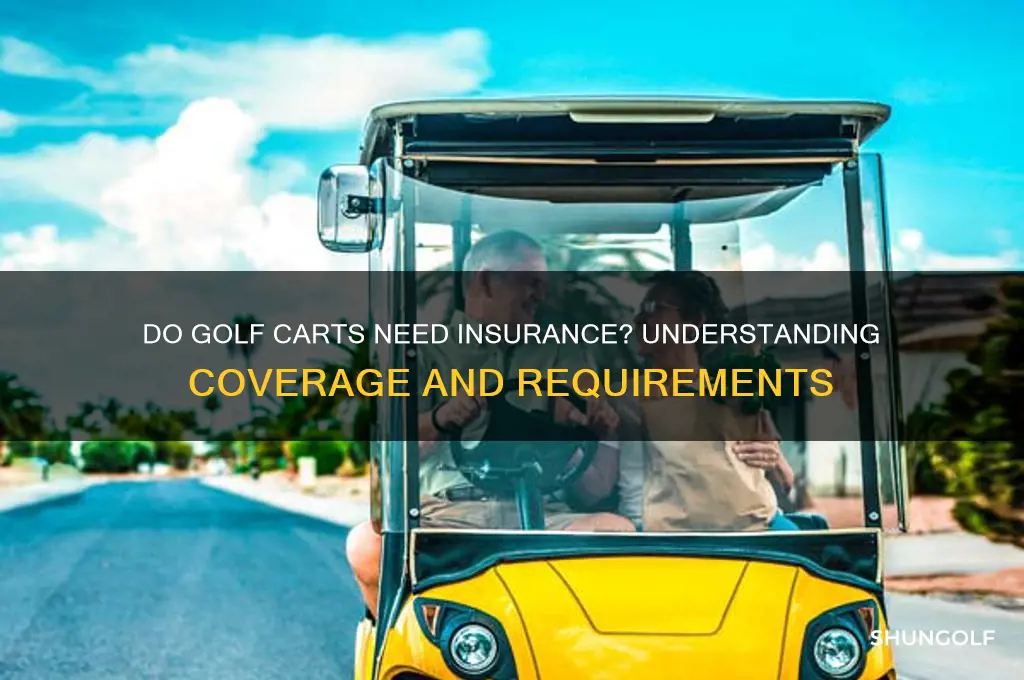 do golf carts have insurance
