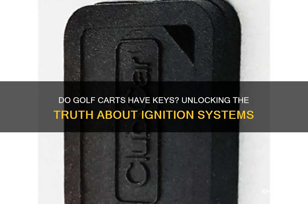 do golf carts have keys