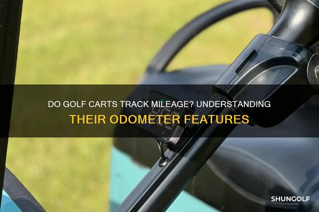 do golf carts have mileage