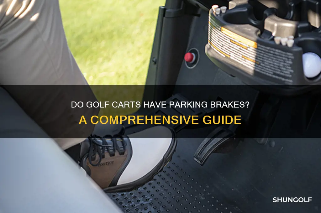 do golf carts have parking brake