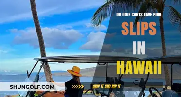 Do Golf Carts in Hawaii Require Pink Slips? Find Out Here