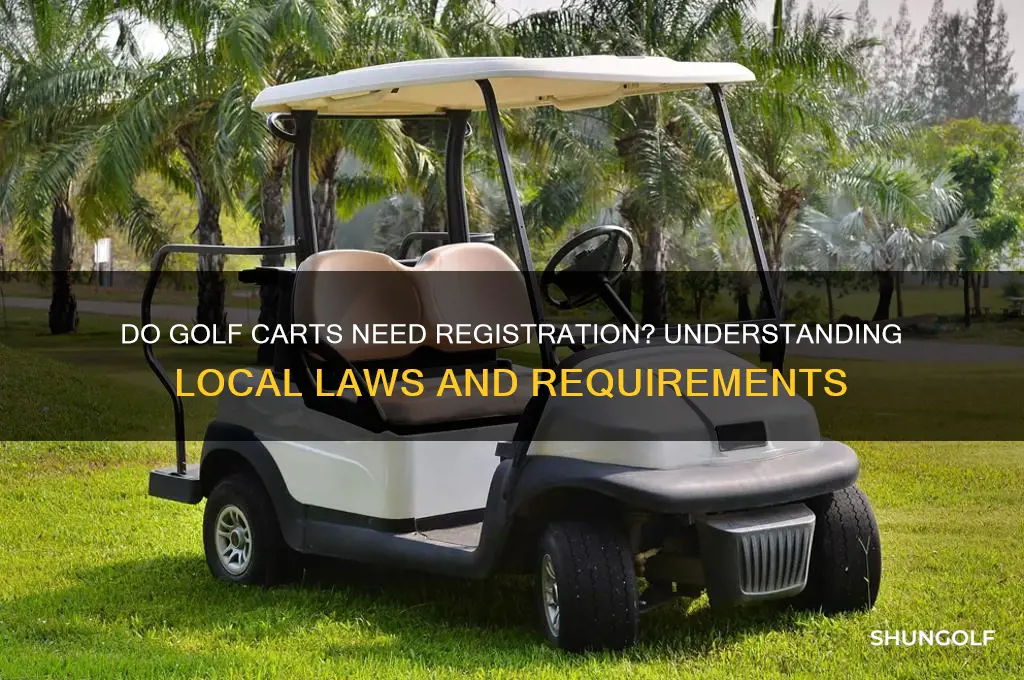do golf carts have registration
