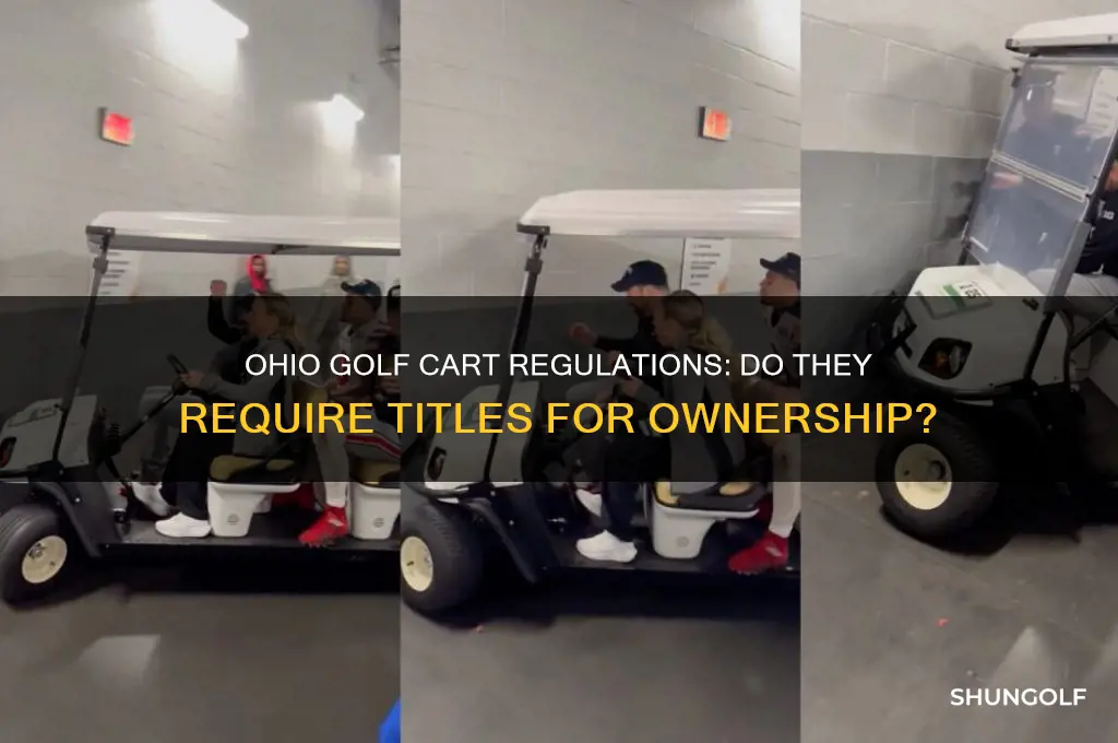 do golf carts have tiles in ohio