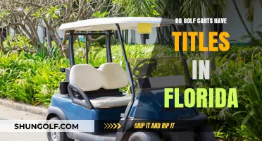 Do Golf Carts Need Titles in Florida? Legal Requirements Explained