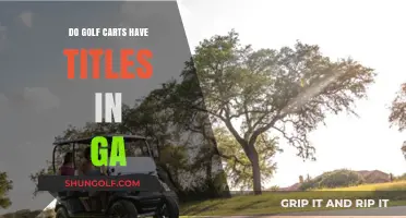 Do Golf Carts Need Titles in Georgia? Legal Requirements Explained