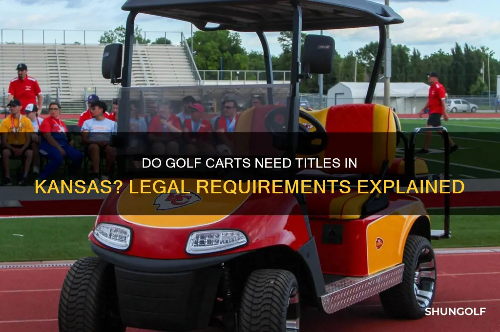 do golf carts have titles in kansas