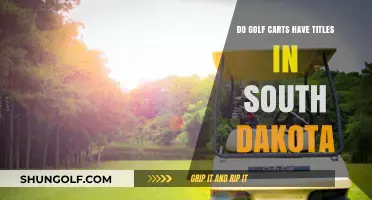 Do Golf Carts Need Titles in South Dakota? Legal Insights