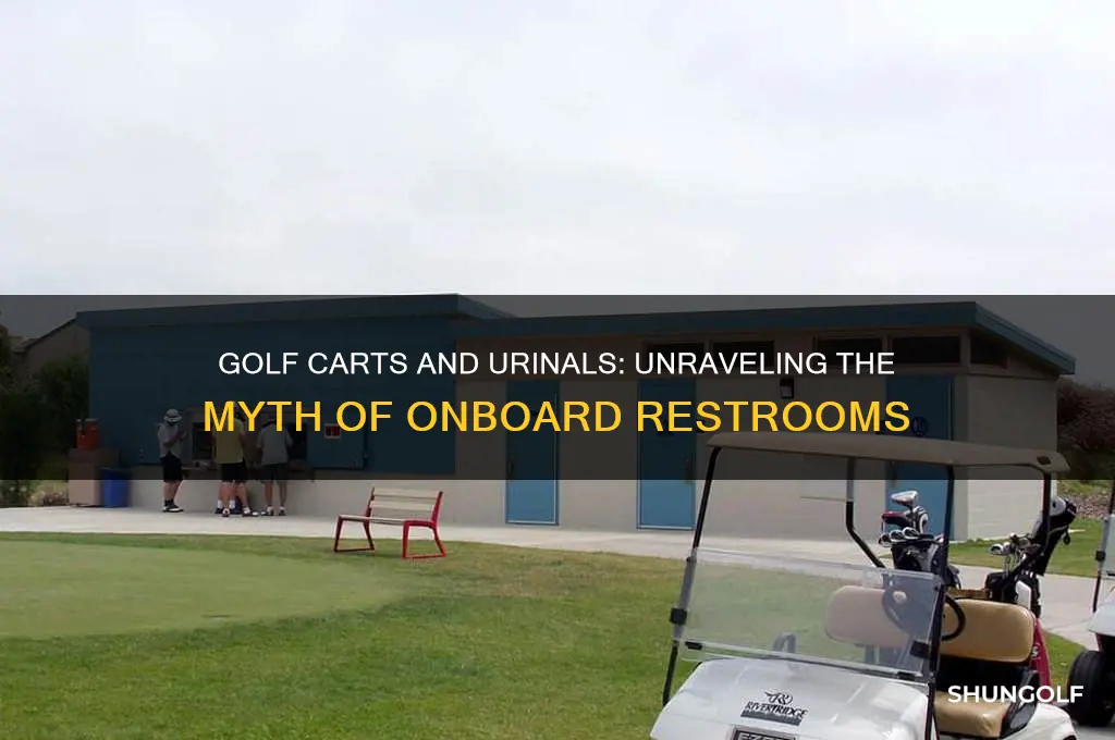 do golf carts have urinals