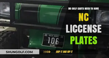 Do Golf Carts in North Carolina Require License Plates?