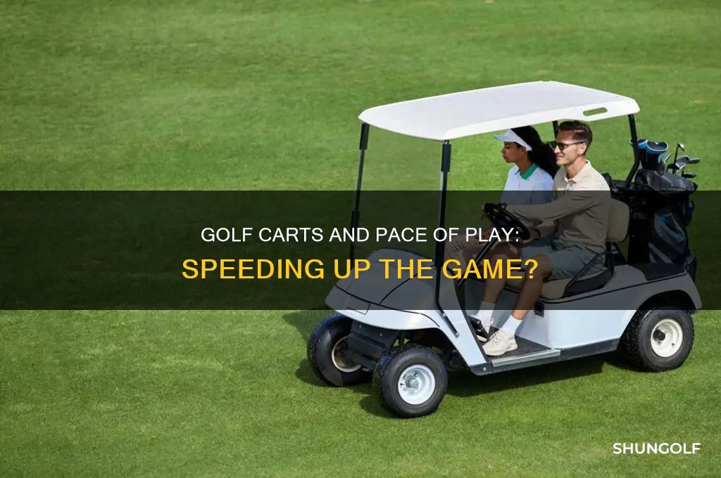 do golf carts speed up play