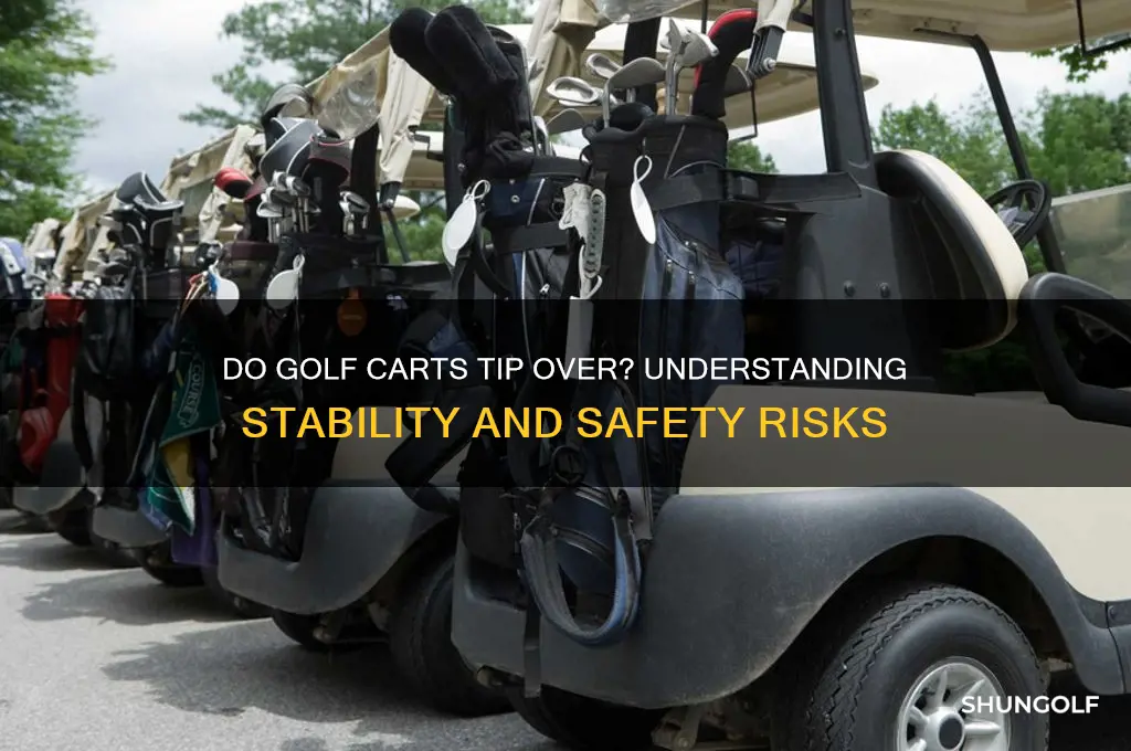 do golf carts tip over