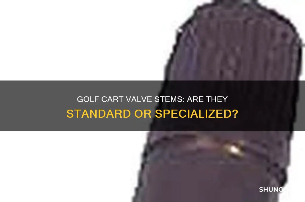 do golf carts use standard valve stems