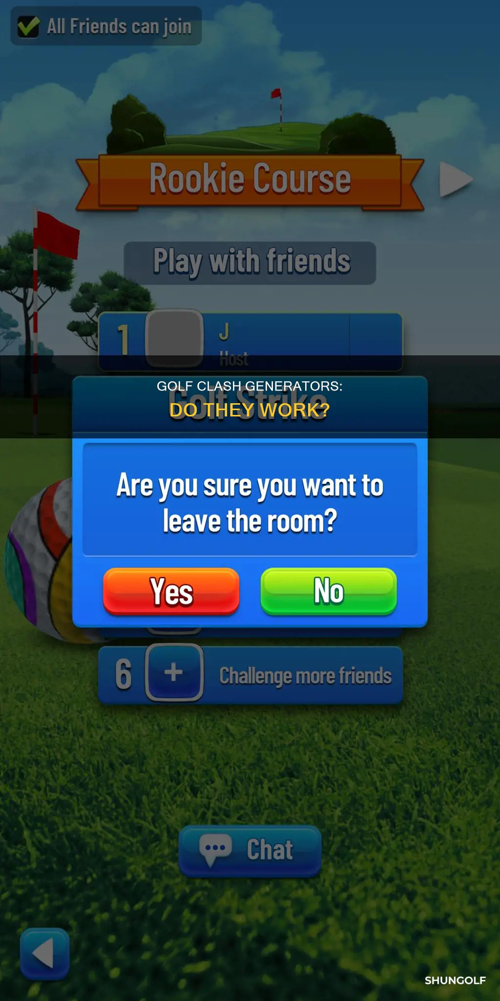do golf clash generators work