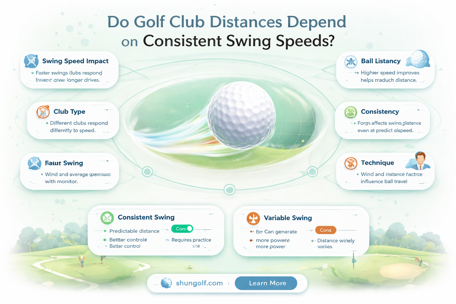 are golf club distances based on same swingspeed
