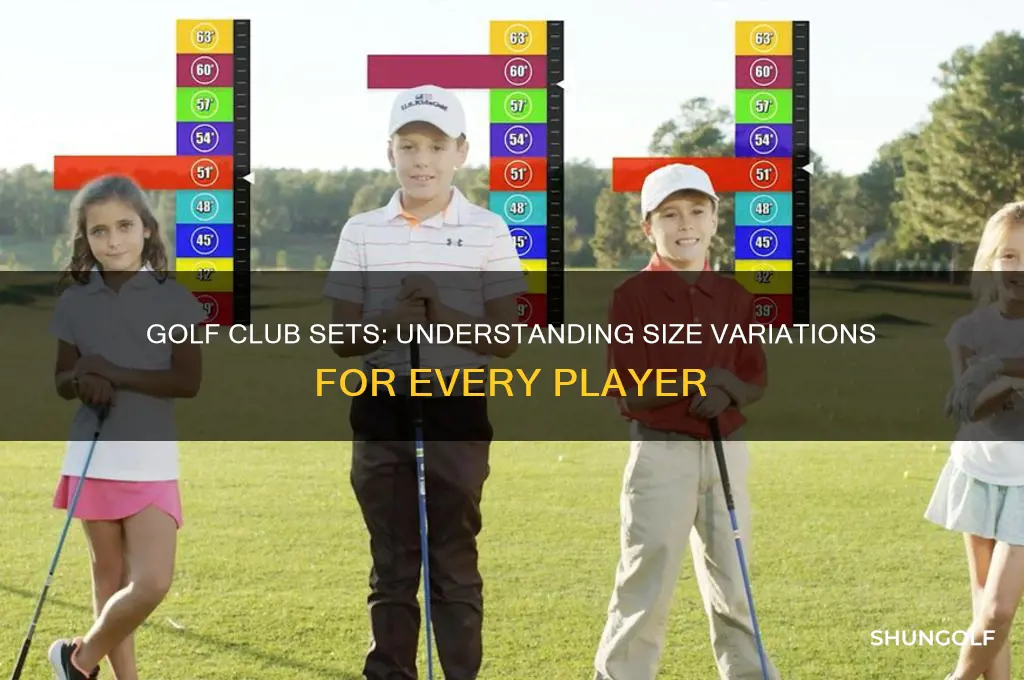 do golf club sets come in different sizes